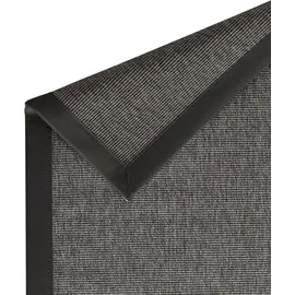 DEKOWE Teppichboden DEKOWE "Naturino RipsS2 Spezial", grau (anthrazit), B:300cm H:8mm L:400cm, Kunstfaser, Teppiche, Flachgewebe, meliert, Sisal-Optik, In- und Outdoor geeignet
