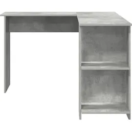 vidaXL Eckschreibtisch Beton Grau