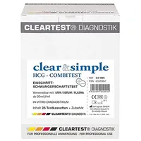 Clear & Simple 03320857 HCG Combi Schwangerschaftstest (25-er Pack)
