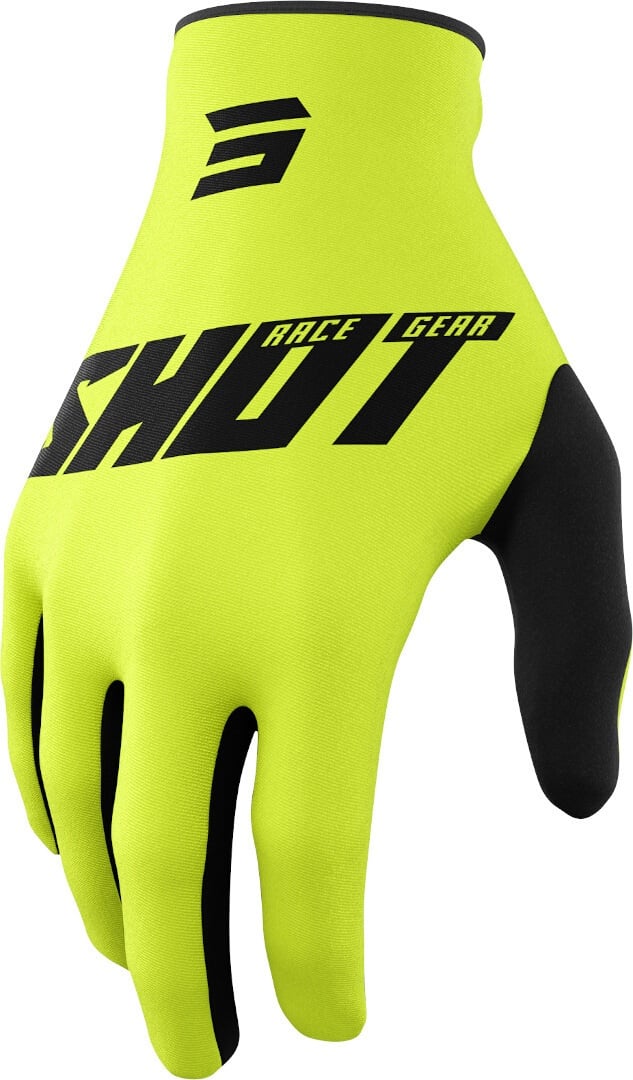 Shot Draw Burst Motorcross handschoenen, zwart-geel, 2XL Voorman