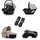 Chipolino Kinderwagen Elite 3 in 1 i-Size Babyschale Sportsitz Babywanne Tasche braun