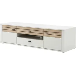 TV Board   ¦ weiß ¦ Maße (cm): B: 178 H: 49 T: 50.0