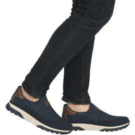 Rieker Loafer Herren Blau/Braun 44