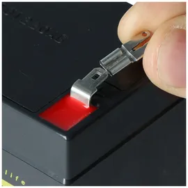 AccuCell Bleiakku Anschluss Adapter für Stecksystem 4,8 => 6,3 mm