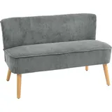 Homcom 2 Sitzer Couch für Wohnzimmer, 117 x 56,5 x 77 cm