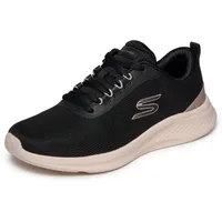 Skechers SKECH-LITE PRO 2.0 Sneaker Schnürschuh, Freizeitschuh mit Memory Foam, Maschinenwäsche goldfarben|schwarz 35 EU
