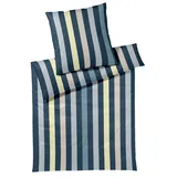 ELEGANTE Bettwäsche Melody pistazie 135x200 cm - grün;blau