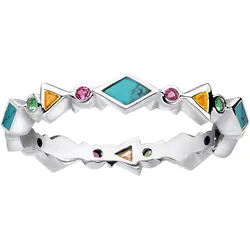 Thomas Sabo TR2229-984-7 Damenring Farbige Steine, 50/15,9