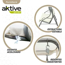 Aktive Gartenschaukel 170x110x153 Cm - Marfil - One Size