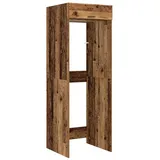 vidaXL Altholz Waschmaschinen-Schrank 67,5 x 68 x 200 cm Braun
