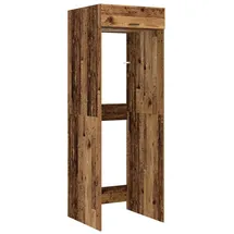 vidaXL Altholz Waschmaschinen-Schrank 67,5 x 68 x 200 cm Braun