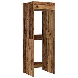 vidaXL Altholz Waschmaschinen-Schrank 67,5 x 68 x 200 cm Braun