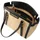 Valentino Demetra Henkeltasche Kunstleder Beige/Black