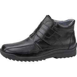 Winterboots WALDLÄUFER "Kai", Herren, Gr. 9,5 (44), schwarz, Nappaleder, elegant, Schuhe, mit Klettriemchen, H-Weite