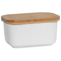 Maxwell & Williams Butterdose Kitchen – mit Holz-Deckel, Geschenkbox