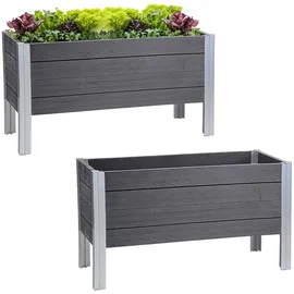 Trutzholm Hochbeet 98 x 40 x 59 cm Grau