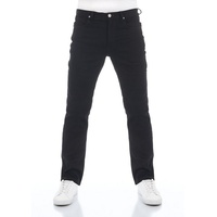 LEE Brooklyn Straight Herren Jeans Clean Black, 42W / 34L