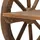Outsunny Gartenbank 114 x 58 x 80 cm Braun