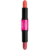 NYX Professional Makeup Wonder Stick Blush Doppelseitiger Rouge-Stift 8 g Farbton 02 Honey Orange + Rose