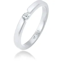 Elli DIAMONDS Verlobungsring Diamant (0.06 ct.) 925 Silber 54 Damen