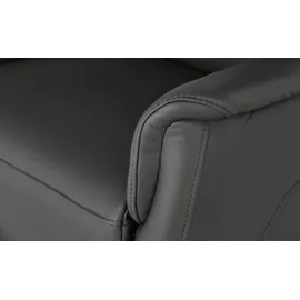 Hukla Fernsehsessel Dean Leder 70 x 107 x 88 cm Schwarz elektrisch