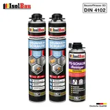 Brunnenschaum 2 x 750ml Bauschaum 1 x Reiniger Montageschaum Pistolenschaum