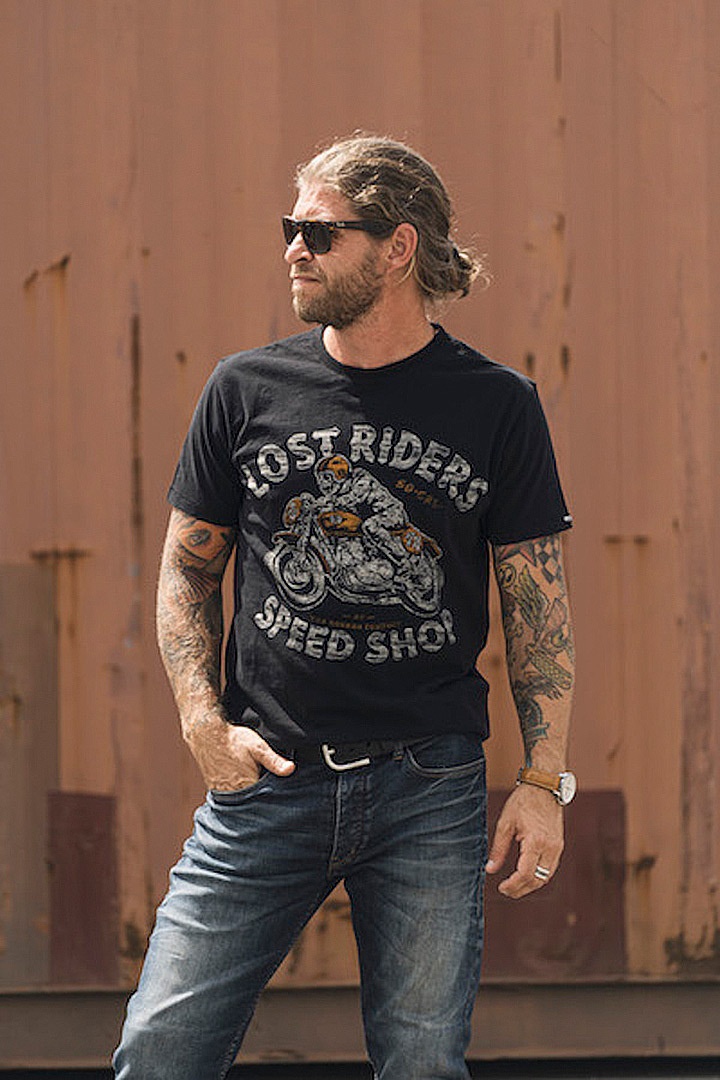 Rokker Lost Riders T-Shirt, schwarz, Größe 3XL