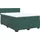 vidaXL Boxspringbett 140 x 200 cm Dunkelgrün