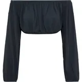 lscn by lascana Carmenbluse Dunkelblau 38