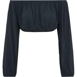 lscn by lascana Carmenbluse Dunkelblau 38
