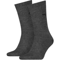 Puma Klassische Piqué-Socken 2er Pack anthracite 47-49