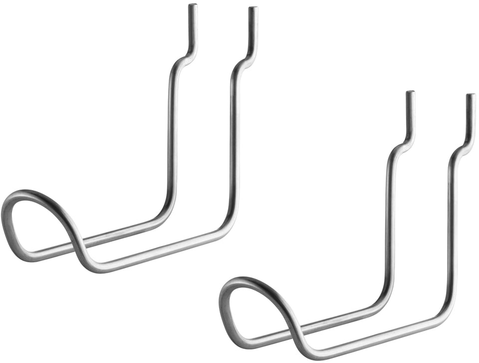 String - Haken für Outdoor Regal, vertikal / doppelt, stahl (2er-Set)