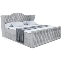 altdecor Boxbett, VILA-Z - 160x200 cm - H3 - Hellgrau