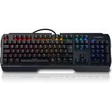 Titanwolf Gaming-Tastatur, mechanisches Keyboard, Anti-Ghosting, Kailh Blue, LED-Beleuchtung