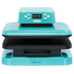 Loklik SG-RYJ-0171-EU-L-YXYP, Schwarz, Blau, 380 x 380 mm, 210 °C, Schwarz, Blau