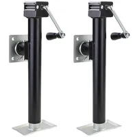 Tenzo-R Anhänger Ausdrehstütze Stützfuß Abstellstütze 570-950mm mit Halter 2300kg
