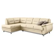 sit&more Eckcouch L-förmig beige 2-Sitzer