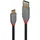Lindy 36910 0.5m USB 3.1 Typ C Kabel, 5A PD, Anthra Line