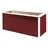 205 x 80 x 81 cm schwedenrot
