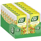 Ferrero tic tac Citrus Mix – Die Kombination von süß und sauer – 16 x 54 g Packungen