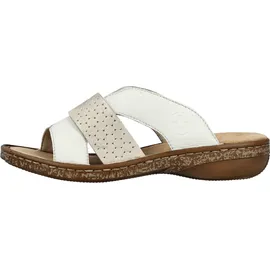 Rieker Damen Sandalen für Damen, weiß, 42 EU