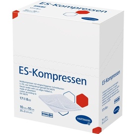 Hartmann ES-KOMPRESSEN steril 10x10 cm 8fach