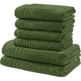 REDBEST Frottier Handtuchset 6-tlg. grün