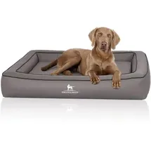 Knuffelwuff Hundebett Hampstead 105 x 80 cm grau