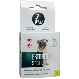 7Pets Ektosol EC Spot-On für Hunde, S - 3x 1,2 ml
