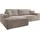 Selsey Eckcouch Cord 2-Sitzer Beige