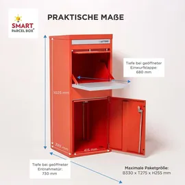 Homescapes SMART PARCEL BOX rot