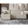 beautysofa Ecksofa HEKTOR L-Form mit Schlaffunktion und Bettkasten, Couch in Hellbeige, Ottomane 70 cm - Beige/Creme