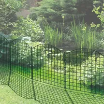 POWERTEC Garden Teichzaun Oberbogen 0,77 x 0,64 m anthrazit