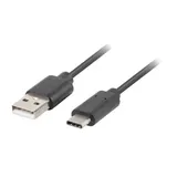 LANBERG USB-A auf USB-C 0,5 m Schwarz